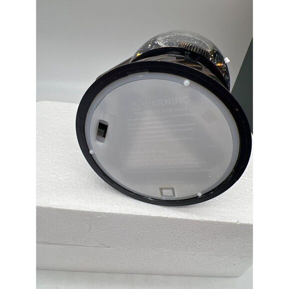 Santa Claus Crystal Ball Lantern Snow Globe LED & Music 8” - Picture 7 of 7